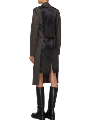 Back View - Click To Enlarge - PRADA - Double Breasted Wool Coat