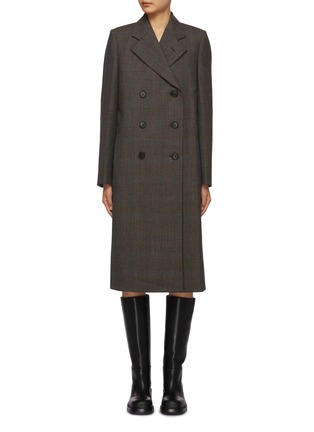 Main View - Click To Enlarge - PRADA - Double Breasted Wool Coat