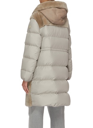 Back View - Click To Enlarge - MONCLER - Bruissin Hooded Long Parka Jacket
