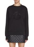 Main View - Click To Enlarge - MONCLER - Diamante Logo Front Sweatshirt