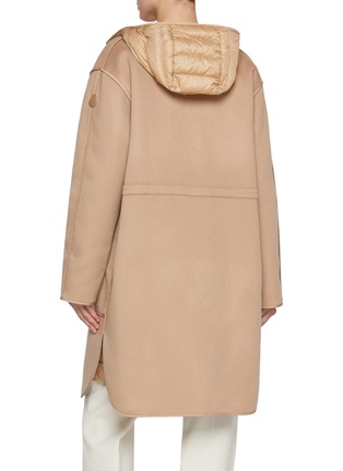 Back View - Click To Enlarge - MONCLER - Bonrepos Hooded 2-In-1 Coat