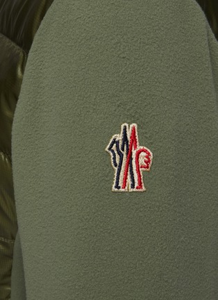  - MONCLER - Zip Up Button Turtleneck Jacket