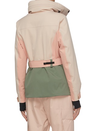 Back View - Click To Enlarge - MONCLER - Belted Hainets Jacket