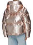 Back View - Click To Enlarge - MONCLER - Hooded Trevelin Short Down Jacket