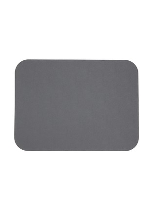 Main View - Click To Enlarge - GIOBAGNARA - Vanny Leather Placemat — Graphite