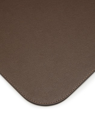 Detail View - Click To Enlarge - GIOBAGNARA - Vanny Leather Placemat — Brown