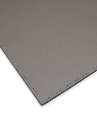 Detail View - Click To Enlarge - GIOBAGNARA - Maurice Leather Placemat — Lava