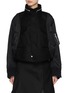 Main View - Click To Enlarge - SACAI - Two-Toned Wool Nylon Jacket