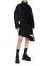 Figure View - Click To Enlarge - SACAI - Two-Toned Wool Nylon Jacket