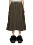 Main View - Click To Enlarge - SACAI - Technical Jersey Midi Skirt