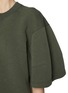  - SACAI - Puff Sleeve Sponge Sweat Dress