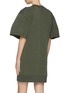 Back View - Click To Enlarge - SACAI - Puff Sleeve Sponge Sweat Dress