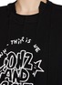  - SACAI - X Mark Gonzales Print Cotton T-Shirt