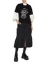 Figure View - Click To Enlarge - SACAI - X Mark Gonzales Print Cotton T-Shirt