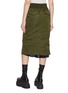 Back View - Click To Enlarge - SACAI - Zip Front Twill Pencil Skirt