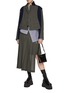 Figure View - Click To Enlarge - SACAI - Asymmetrical Hem Pleated Midi Skirt