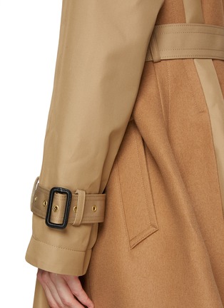  - SACAI - Two-Toned Wool Trench Coat