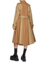 Back View - Click To Enlarge - SACAI - Two-Toned Wool Trench Coat