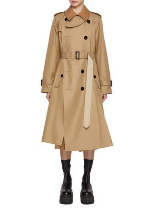 SACAI | Two-Toned Wool Trench Coat