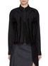 Main View - Click To Enlarge - SACAI - Long Sleeve Panelled Front Shirt