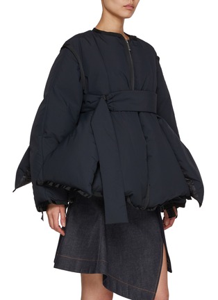 Detail View - Click To Enlarge - SACAI - Belted Panels Puffer Jacket