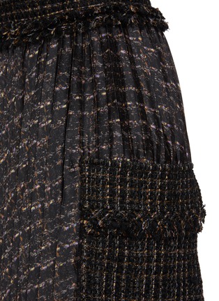  - SACAI - Pleated Wool Blend Skirt