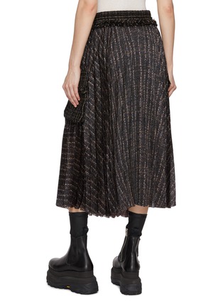 Back View - Click To Enlarge - SACAI - Pleated Wool Blend Skirt