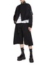 Figure View - Click To Enlarge - SACAI - Pleated Side Belted Culottes