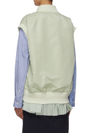 Back View - Click To Enlarge - SACAI - Shirt Hem Gilet