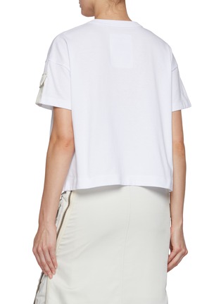 Back View - Click To Enlarge - SACAI - x Spiewak Faux Multi Pocket Cotton T-shirt