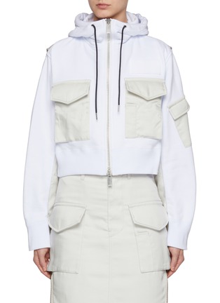 Main View - Click To Enlarge - SACAI - x Spiewak Zip Up Jersey Hoodie