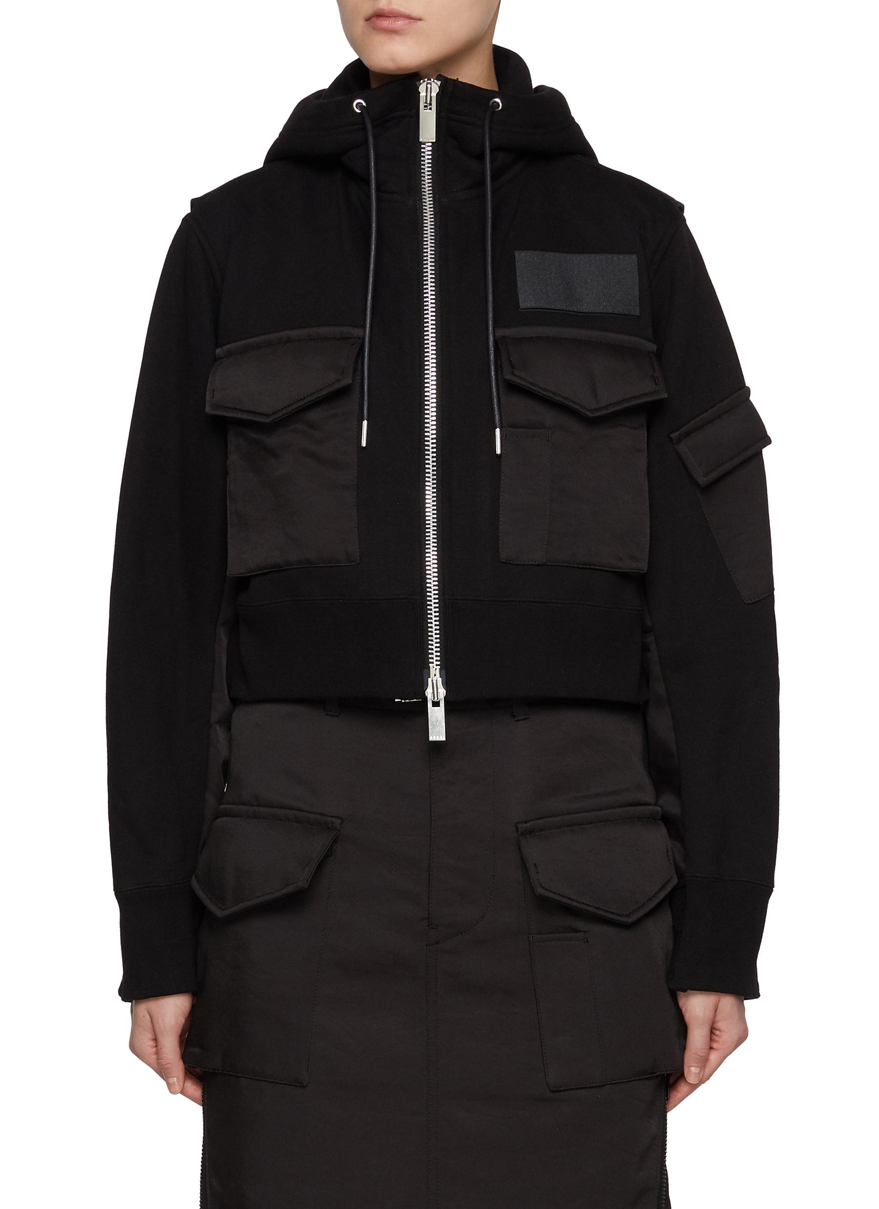 SACAI | x Spiewak Zip Up Jersey Hoodie | Women | Lane Crawford