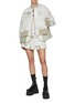 Figure View - Click To Enlarge - SACAI - x Spiewak Faux Shearling Lined Patch Bomber Jacket