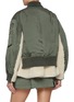 Back View - Click To Enlarge - SACAI - x Spiewak Faux Shearling Lined Patch Bomber Jacket