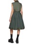 Back View - Click To Enlarge - SACAI - x Spiewak Pleated Skirt Dress