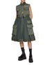 Figure View - Click To Enlarge - SACAI - x Spiewak Pleated Skirt Dress