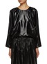 Main View - Click To Enlarge - PRUNE GOLDSCHMIDT - Raso Sweatshirt Effect Top