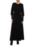 Figure View - Click To Enlarge - PRUNE GOLDSCHMIDT - Jocker Merino Wool Maxi Dress