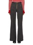 Main View - Click To Enlarge - PRUNE GOLDSCHMIDT - High Waisted Patch Pocket Flared Denim Pants