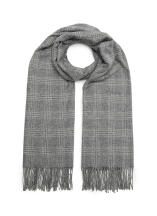 Main View - Click To Enlarge - BRUNELLO CUCINELLI - Checkered Cashmere Scarf