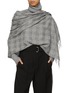 Figure View - Click To Enlarge - BRUNELLO CUCINELLI - Checkered Cashmere Scarf