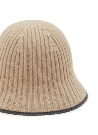 Detail View - Click To Enlarge - BRUNELLO CUCINELLI - Cappello Wool Cashmere Blend Bucket Hat