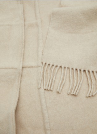 Detail View - Click To Enlarge - BRUNELLO CUCINELLI - Hooded Wool Cashmere Knit Scarf