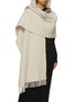 Figure View - Click To Enlarge - BRUNELLO CUCINELLI - Hooded Wool Cashmere Knit Scarf