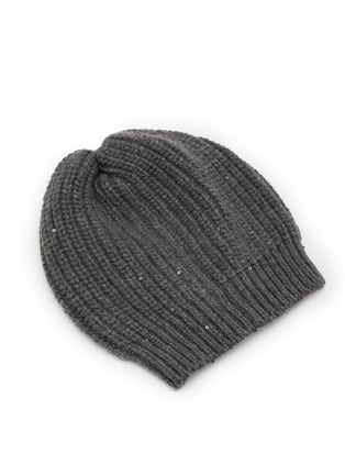 Detail View - Click To Enlarge - BRUNELLO CUCINELLI - Papalina Cashmere Blend Beanie