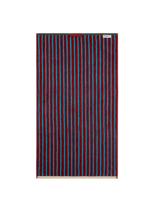 Detail View - Click To Enlarge - KIRIKIRI - Dark Havana Stripe Towel