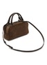 Detail View - Click To Enlarge - BRUNELLO CUCINELLI - Small Boston Suede Top Handle Bag