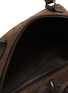 Detail View - Click To Enlarge - BRUNELLO CUCINELLI - Small Boston Suede Top Handle Bag