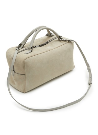 Detail View - Click To Enlarge - BRUNELLO CUCINELLI - Boston Suede Explorer Bag