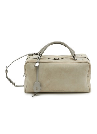 Main View - Click To Enlarge - BRUNELLO CUCINELLI - Boston Suede Explorer Bag